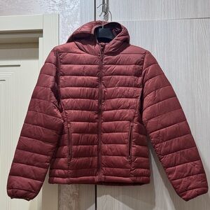 Pull & Bear Red Hooded Jacket
